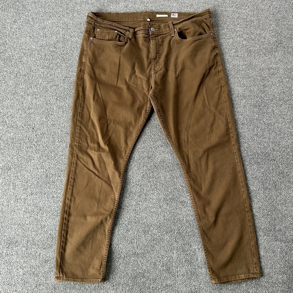 NOEND Jeans Mens 40x31 Brown Skinny Slim Fit Stretch Denim Pants‎ Made USA